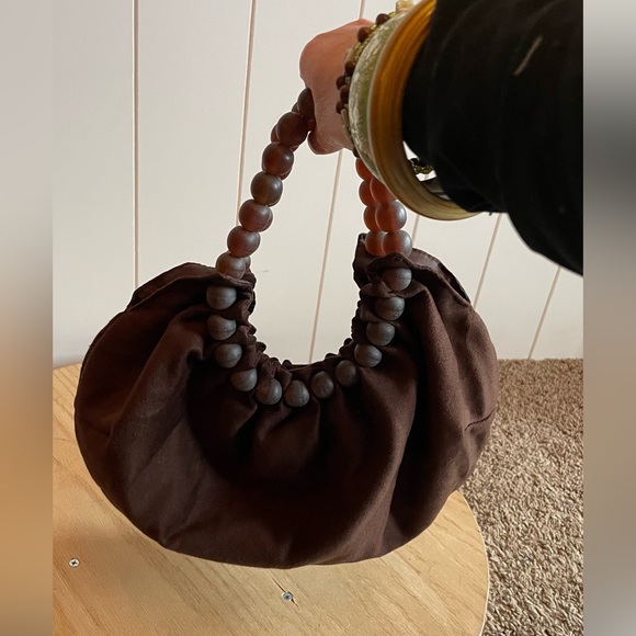Brown shoulder bag by Margaret’s - Picture 3 of 5